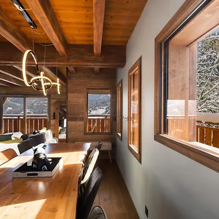 La Combe Blanche - Balcon Sur Le Mont-blanc Chalet Combloux