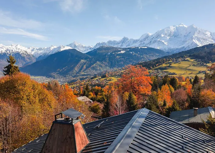 La Combe Blanche - Balcon Sur Le Mont-blanc Chalet Combloux