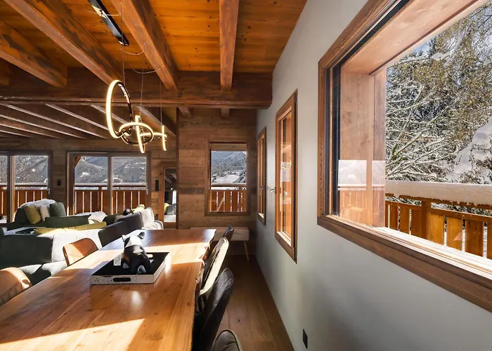 La Combe Blanche - Balcon Sur Le Mont-blanc Chalet Combloux